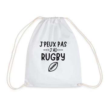 Humour rugby 4 - Sac de sport léger - blanc - Devant