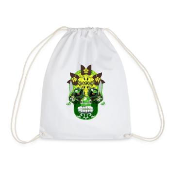 Crâne 6 - Sac de sport léger - blanc - Devant