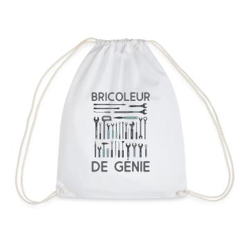 Bricoleur de génie outils de bricolage - Sac de sport léger - blanc - Devant