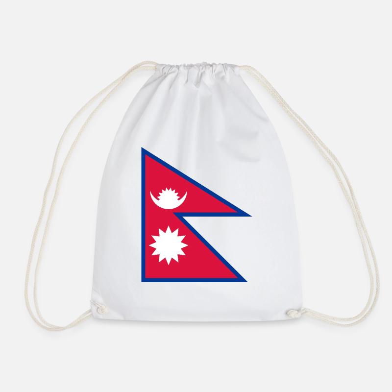 Nepal - Turnbeutel - Weiß