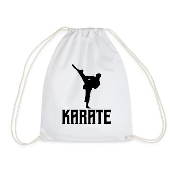 karate - Turnbeutel - Weiß - Vorne