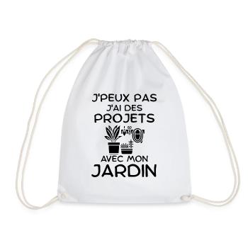 Humour jardinage jardin - Sac de sport léger - blanc - Devant