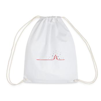 Christmas Stars Winter - Drawstring Bag - white - Front