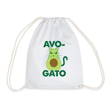 Avogato Vegan Cat - Sac de sport léger - blanc - Devant