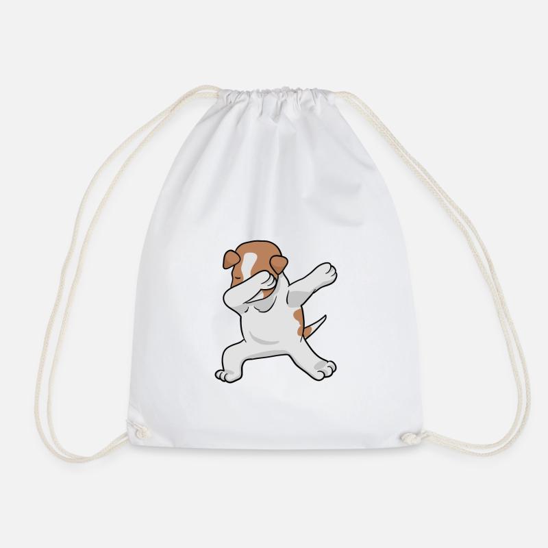 Jack Russell - Jack Russel Terrier - Drawstring Bag - white