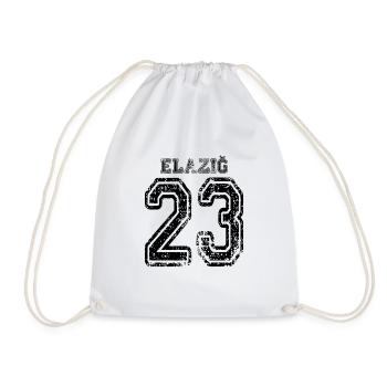 23 Elazig Turkish license plate as a gift - Drawstring Bag - white - Front