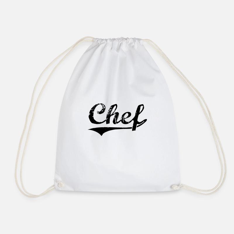 chef - Turnbeutel - Weiß