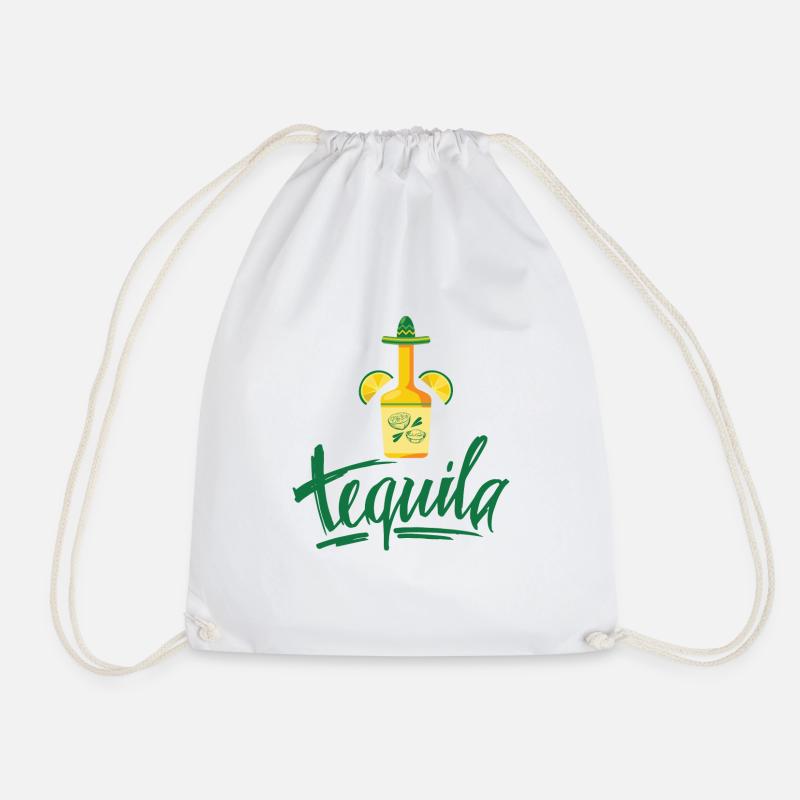 Tequila Geschenkidee - Turnbeutel - Weiß