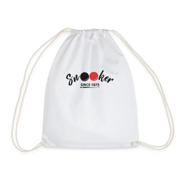 Snooker Since 1875 - Drawstring Bag - white - Front