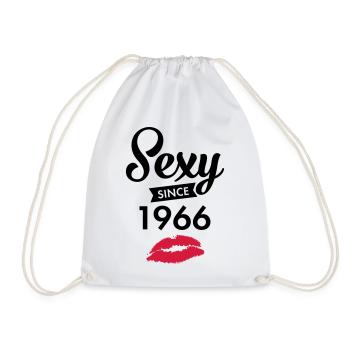 Sexy Since 1966 - Turnbeutel - Weiß - Vorne
