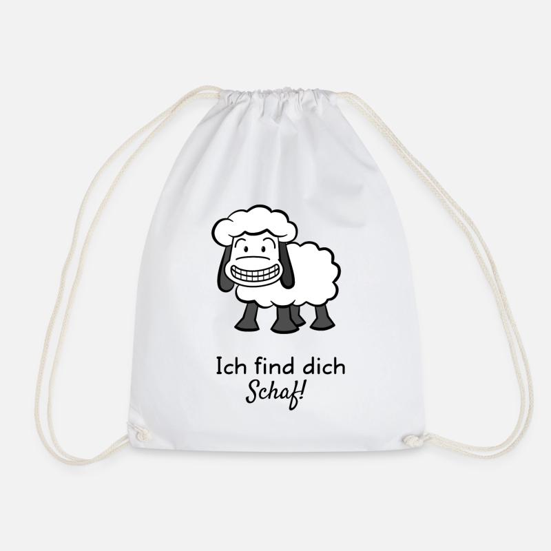 Ich find dich Schaf! - Turnbeutel - Weiß