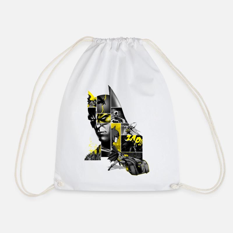 Batman 80 Ans Batmobil - Sac de sport léger - blanc