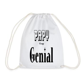 Papy Trop Génial Grand Père - Sac de sport léger - blanc - Devant
