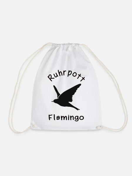 Ruhrpott Flamingo - Turnbeutel - Weiß