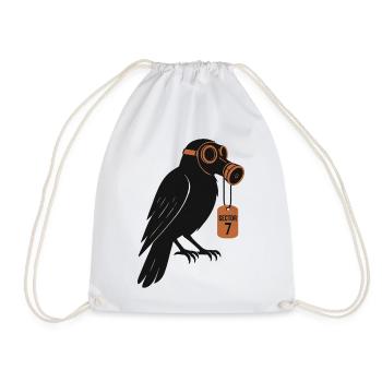 Underground Raven Sector 7 - Drawstring Bag - white - Front