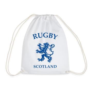 Rugby Scotland Schottland - Drawstring Bag - white - Front