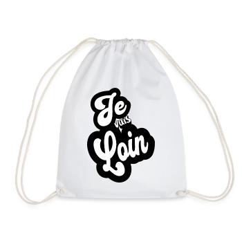 Je vais loin - Sac de sport léger - blanc - Devant