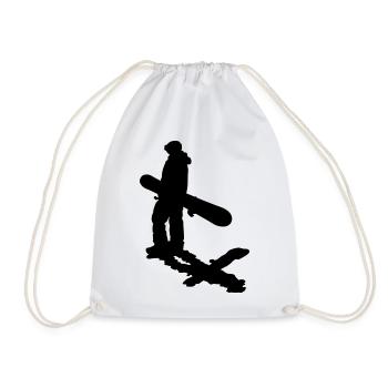 Planche à neige - Sac de sport léger - blanc - Devant