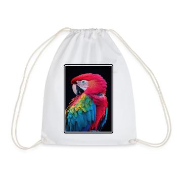 Macaw's Era - Drawstring Bag - white - Front