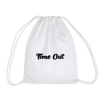 camping - Drawstring Bag - white - Front