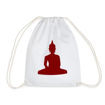 Buddhismus - Turnbeutel - Weiß - Vorne