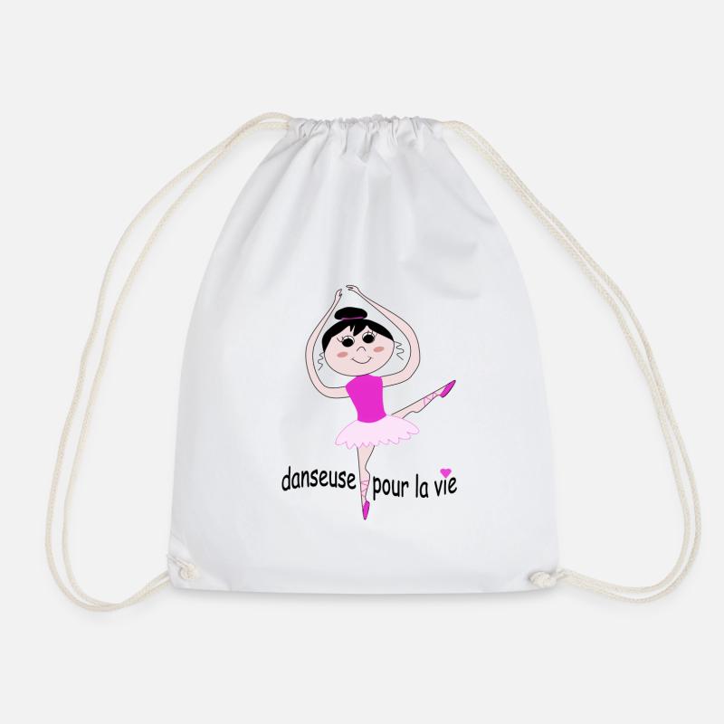 Danseuse pour la vie - Sac de sport léger - blanc
