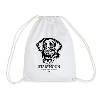 Stabyhoun Papa Chien Chien Stabjihoun Wilsigns - Sac de sport léger - blanc - Devant