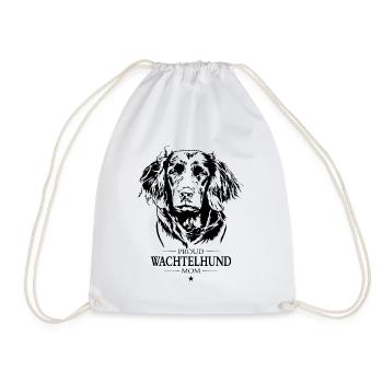 Caille Chien Maman Caille Allemande Chien Wilsigns - Sac de sport léger - blanc - Devant