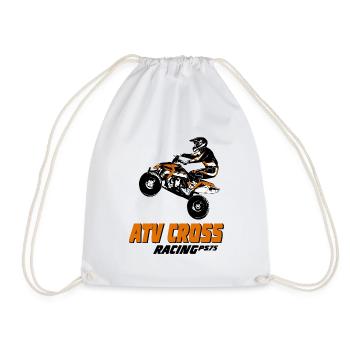 Quad Racing - ATV Racer - Sac de sport léger - blanc - Devant