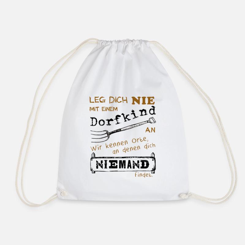 Dorfkind - Turnbeutel - Weiß