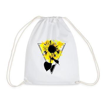 Tournesol artfoll - Sac de sport léger - blanc - Devant