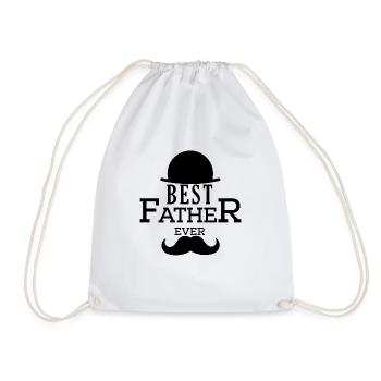 Best father ever - Sac de sport léger - blanc - Devant