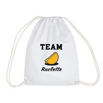 Team raclette - Sac de sport léger - blanc - Devant