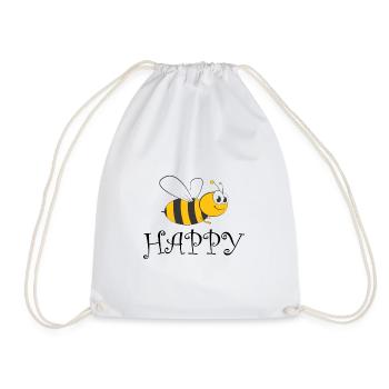 Abeille - Sac de sport léger - blanc - Devant
