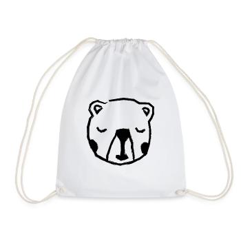 mignon bébé enfant - Sac de sport léger - blanc - Devant