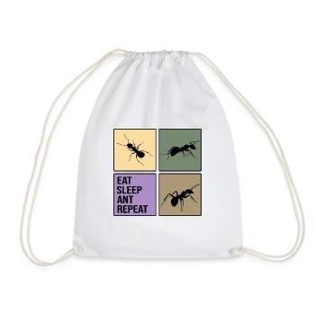 Ant colony of ants ant state - Drawstring Bag - white - Front