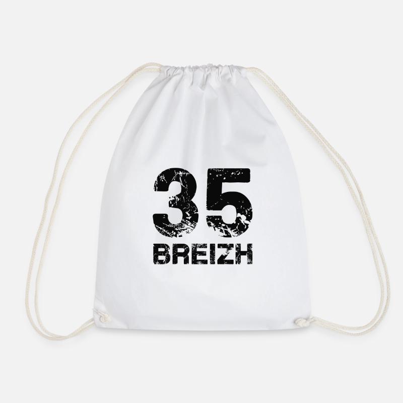 35 Breizh - Turnbeutel - Weiß