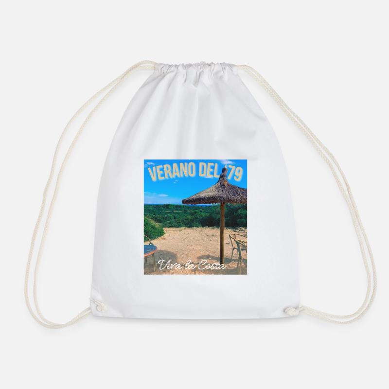 Verano Del 79 Costa - Drawstring Bag - white