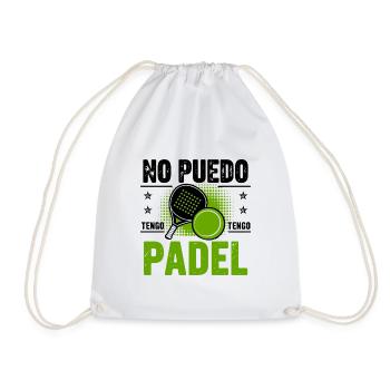 Je ne peux pas avoir Padel Gift Padelist - Sac de sport léger - blanc - Devant