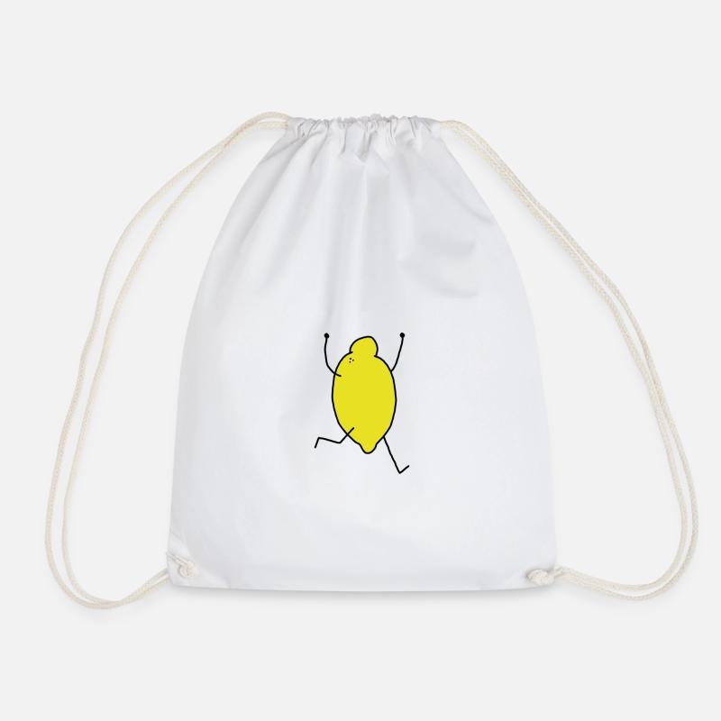 Citroactif (Hyperactif) - Humorous T-shirt - Drawstring Bag - white