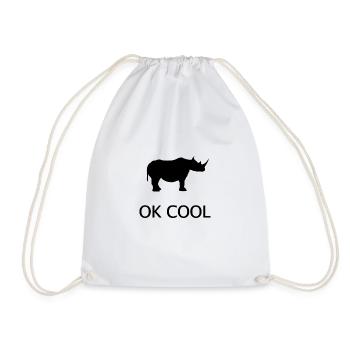 OK Cool - Turnbeutel - Weiß - Vorne