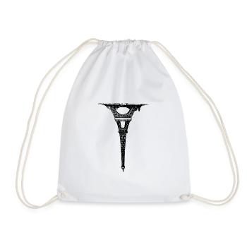 Eiffel tower - Drawstring Bag - white - Front