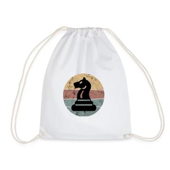 board game - Drawstring Bag - white - Front