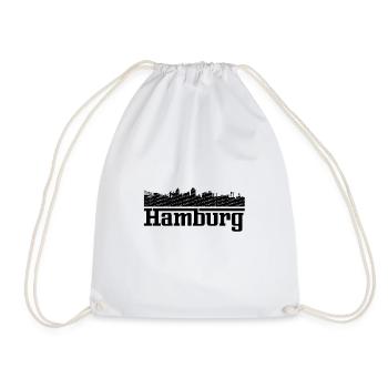Hamburg - Drawstring Bag - white - Front