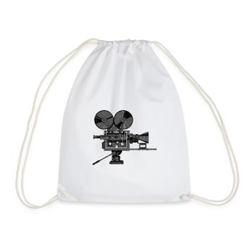 Caméra de cinéma - Sac de sport léger - blanc - Devant