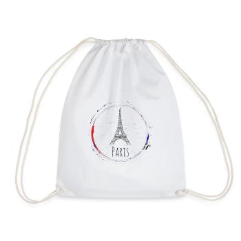 Eifelturm in Paris2 - Turnbeutel - Weiß - Vorne
