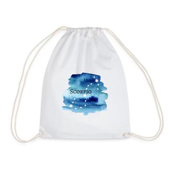 Scorpion zodiaque Horoscope - Sac de sport léger - blanc - Devant