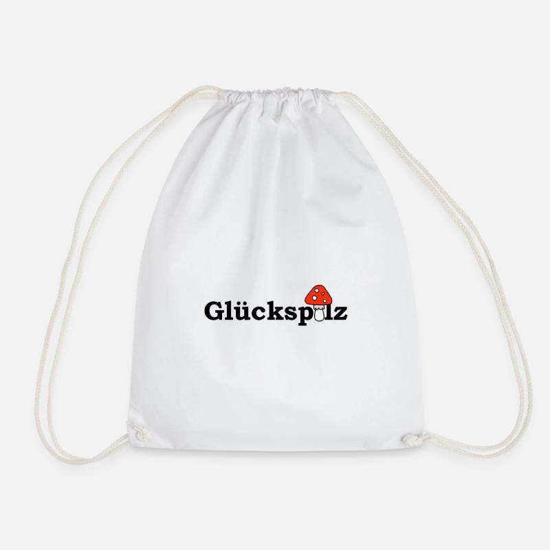 Glückspilz - Turnbeutel - Weiß