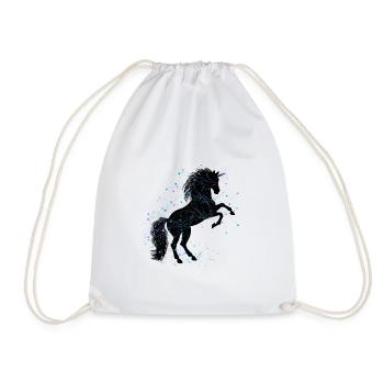 Einhorn - Turnbeutel - Weiß - Vorne