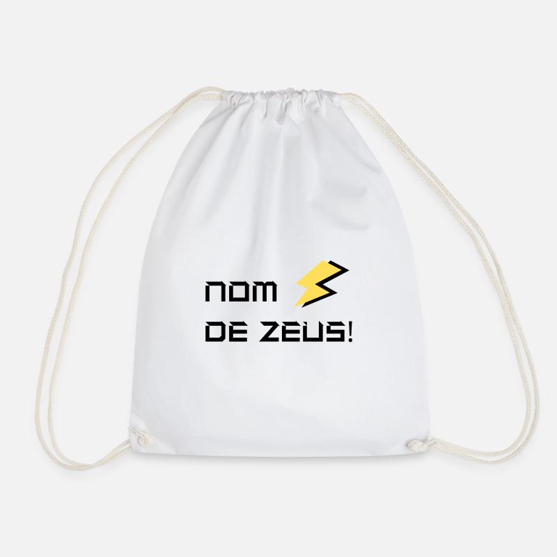 NAME VON ZEUS! - Turnbeutel - Weiß